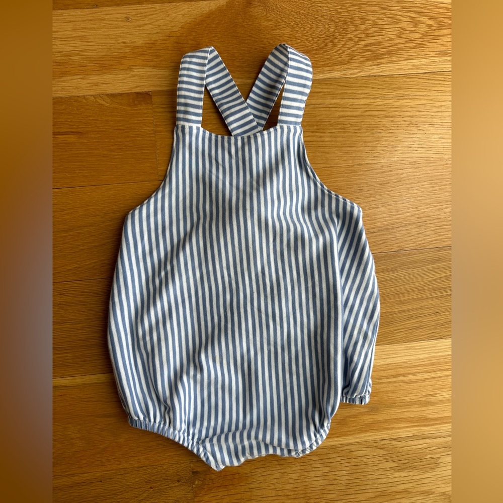 The Beaufort Bonnet - blue & white bubble - size 2T